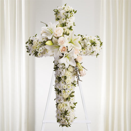 Spiritual Guidance Standing Spray – HUTCHINSON'S FLOWERS INC, Sykesville MD