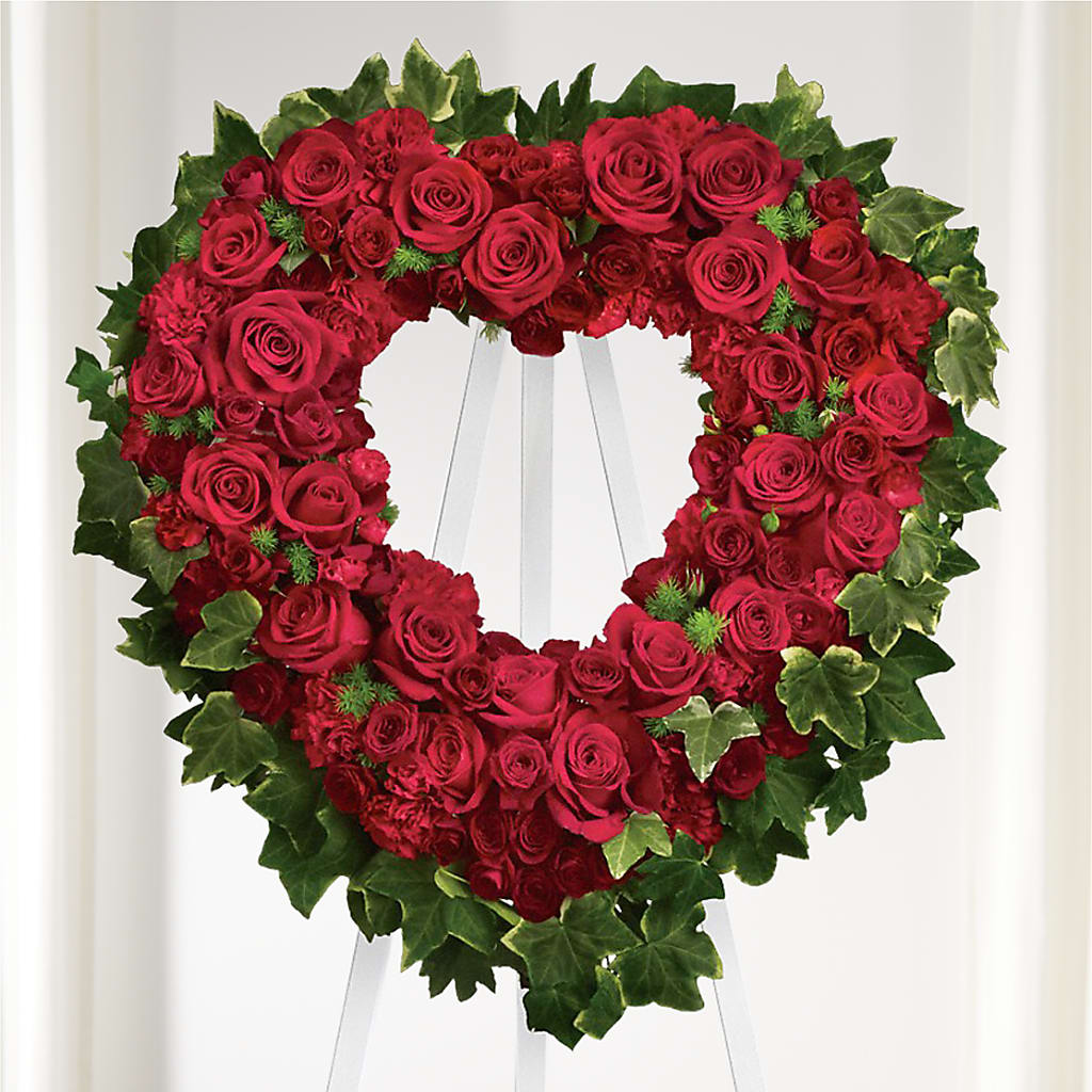 Wholehearted Standing Spray – HUTCHINSON'S FLOWERS INC, Sykesville MD