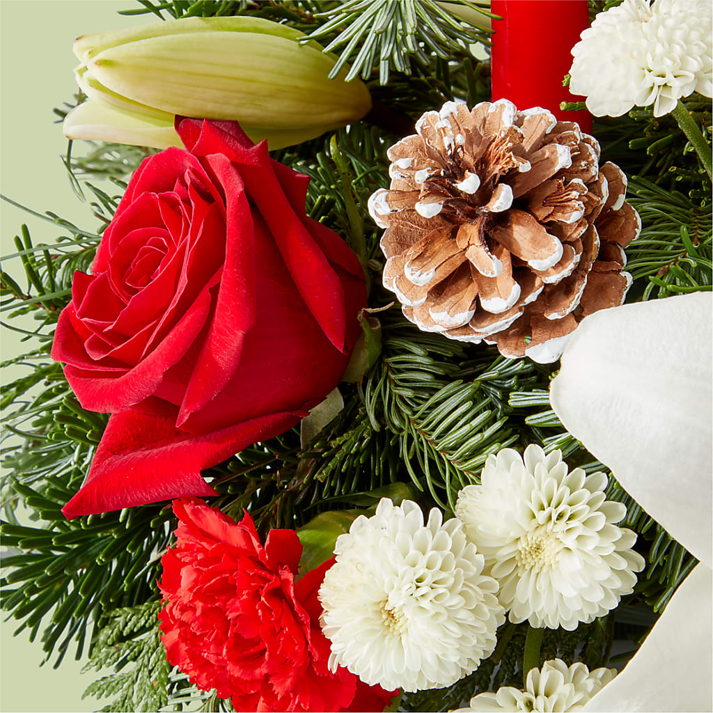 Seasonal Festivities Centerpiece – HUTCHINSON'S FLOWERS INC, Sykesville MD