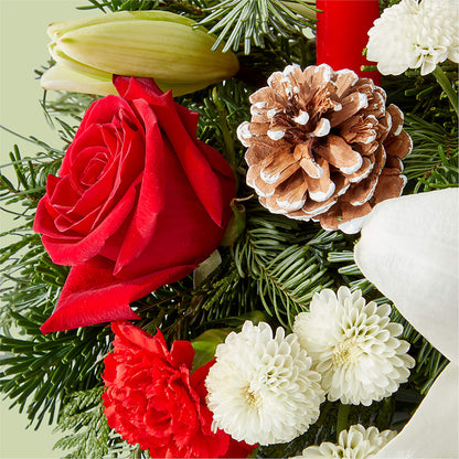 Seasonal Festivities Centerpiece – HUTCHINSON'S FLOWERS INC, Sykesville MD