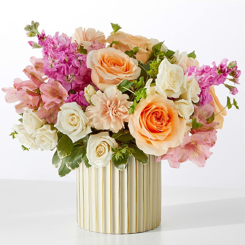 Paradise Bouquet with Ivory Vase – HUTCHINSON'S FLOWERS INC, Sykesville MD