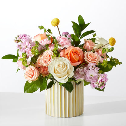French Market Bouquet with Ivory Vase – HUTCHINSON'S FLOWERS INC, Sykesville MD