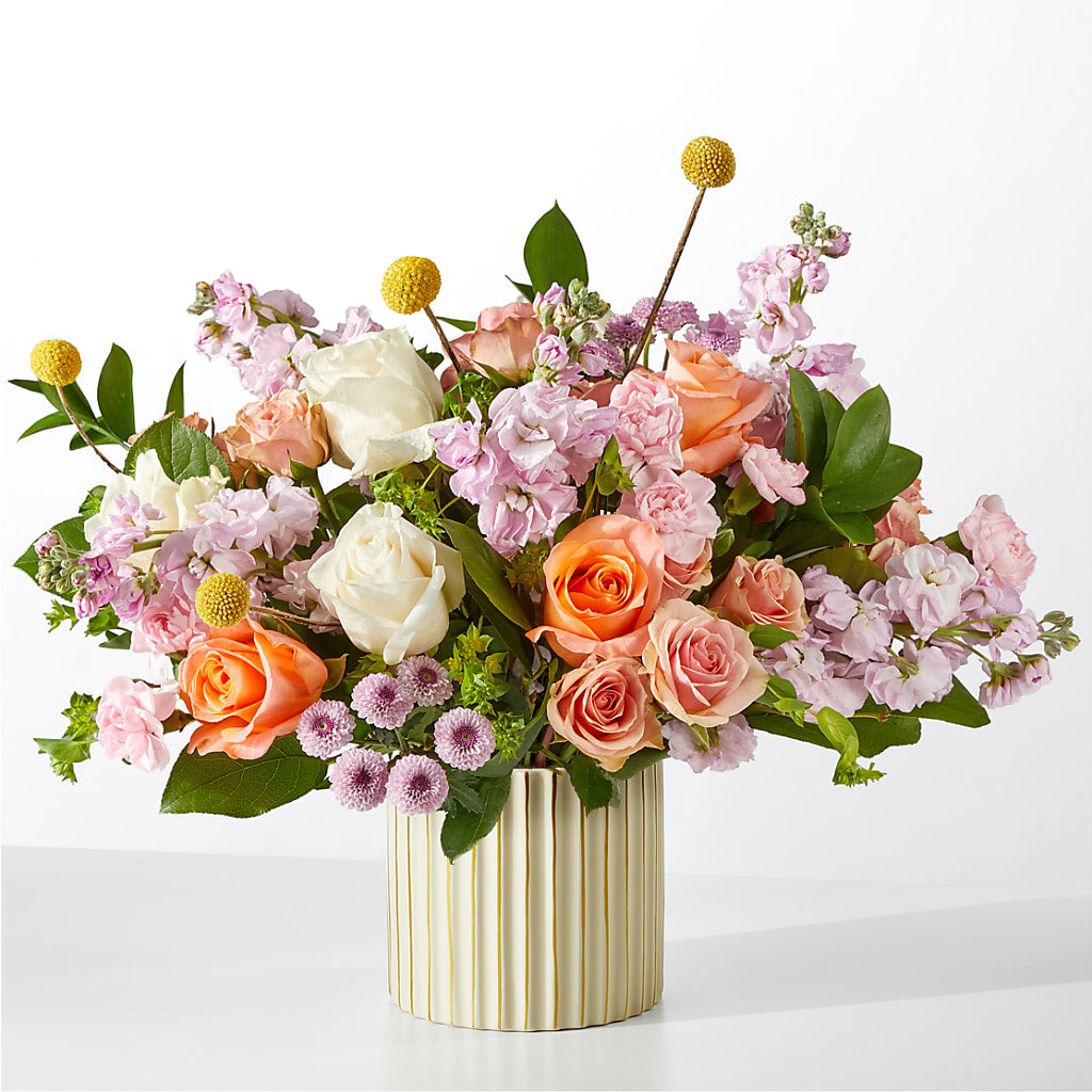 French Market Bouquet with Ivory Vase – HUTCHINSON'S FLOWERS INC, Sykesville MD