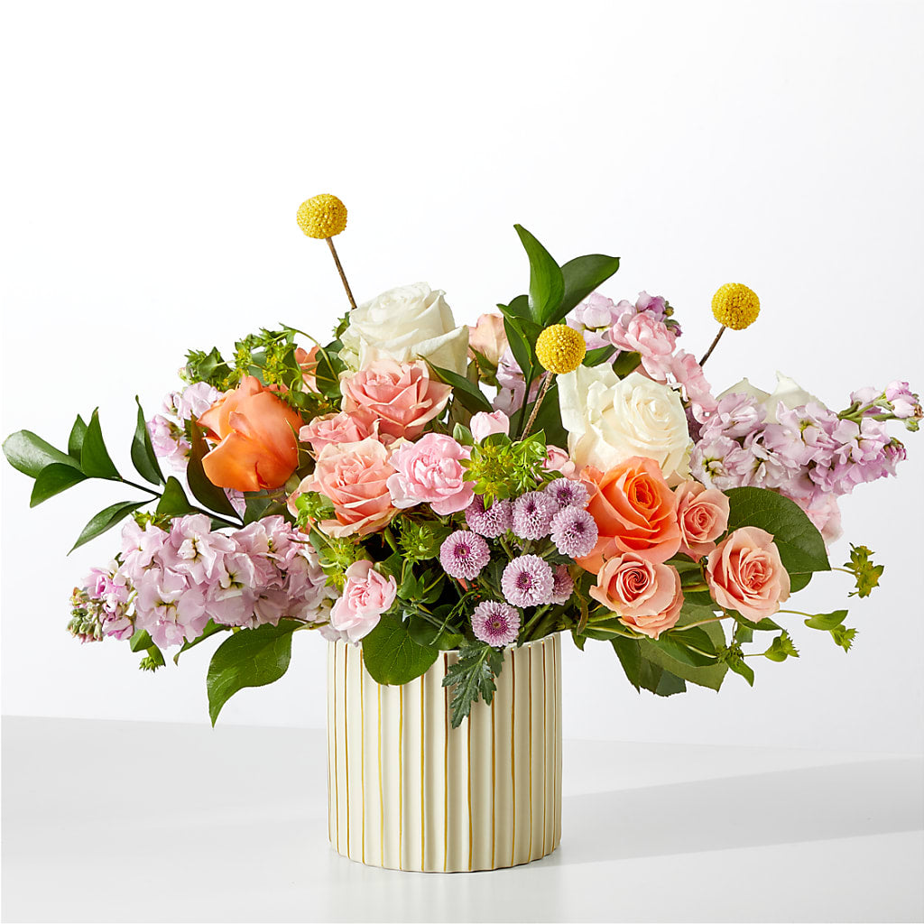 French Market Bouquet with Ivory Vase – HUTCHINSON'S FLOWERS INC, Sykesville MD