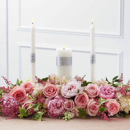 Worldwide Romance Unity Candle Arrangement – HUTCHINSON'S FLOWERS INC, Sykesville MD