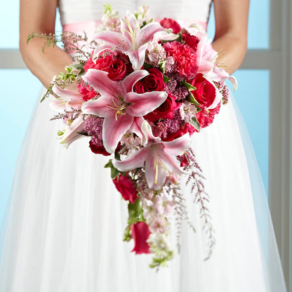 Lily & Rose Bouquet – HUTCHINSON'S FLOWERS INC, Sykesville MD