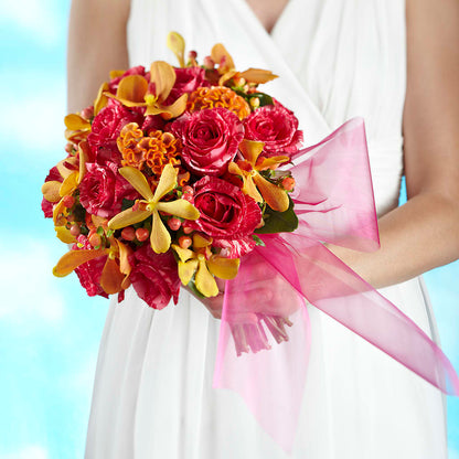 Brilliant Shades of Love Bouquet – HUTCHINSON'S FLOWERS INC, Sykesville MD
