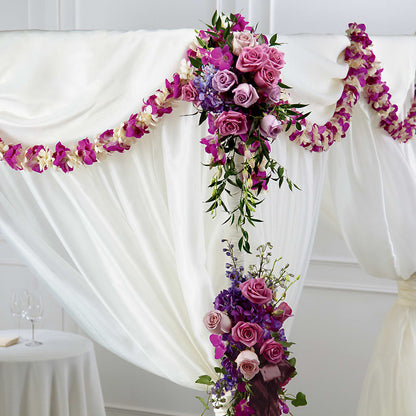 Color & Light Chuppah Decor – HUTCHINSON'S FLOWERS INC, Sykesville MD