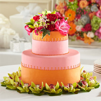 Sweet Citrus Cake Decor – HUTCHINSON'S FLOWERS INC, Sykesville MD